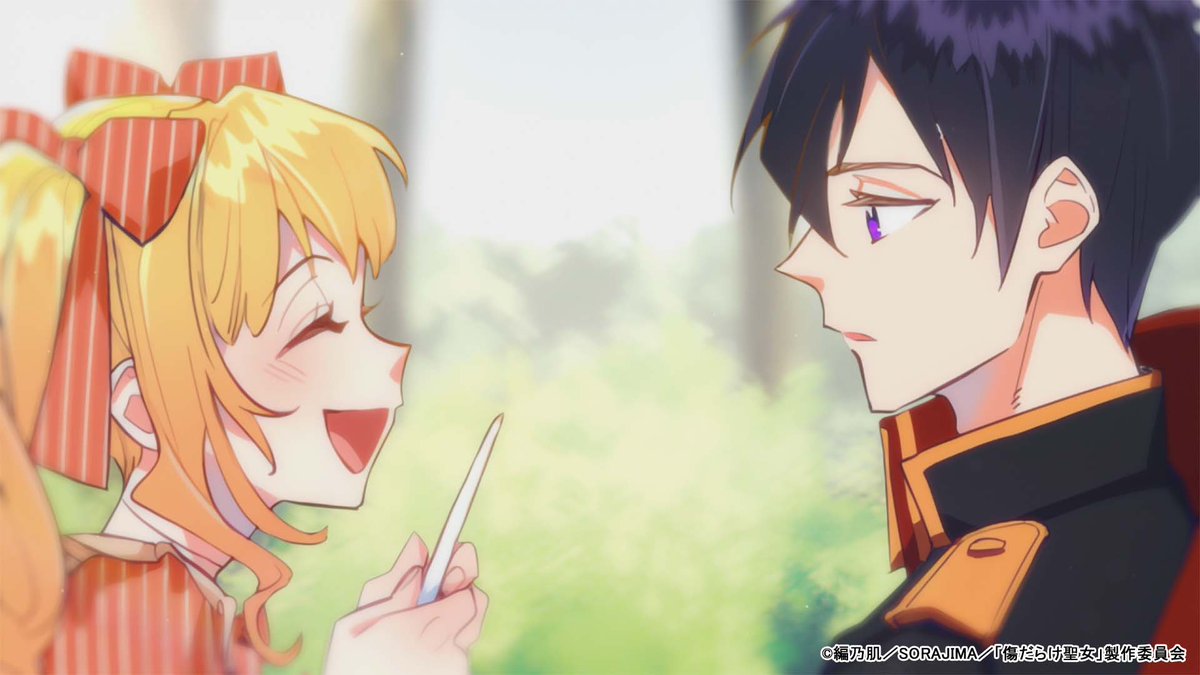 ╭━━━━ 🦋🦋━━━━━━━╮
　TVアニメ 
『#傷だらけ聖女より報復をこめて』
💍 第4話「女たらし子爵」
アリアン＆ガロットにも動きが…
╰━━━━━━━━━━━━━━━╯

本日12:00より 各配信サービスにて 順次配信スタート！

▼配信情報はこちら🪼
🔗 animationid.com/kizudarakeseij…