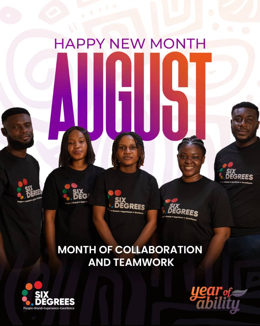 six_degreees's tweet photo. Happy new month! August is our Month of Collaboration & Teamwork. Let's unite, share knowledge, and drive success together! #CollaborationMonth #Teamwork #AugustVibes https://t.co/gbee2Js2MK