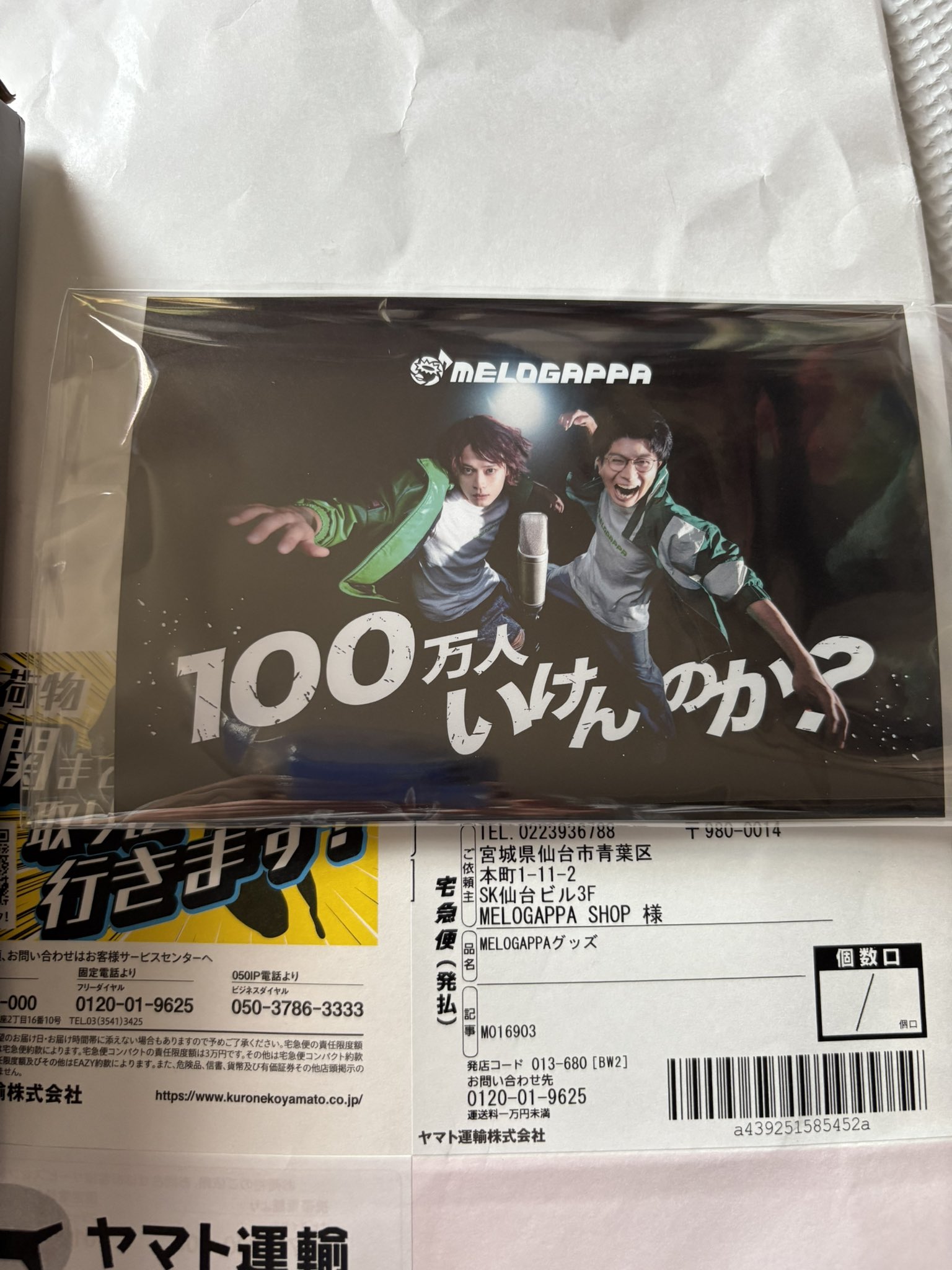 MELOGAPPAポストカード MELOGAPPA ポストカード ②（OFFICIAL ARTIST BOOK MELOGAPPA