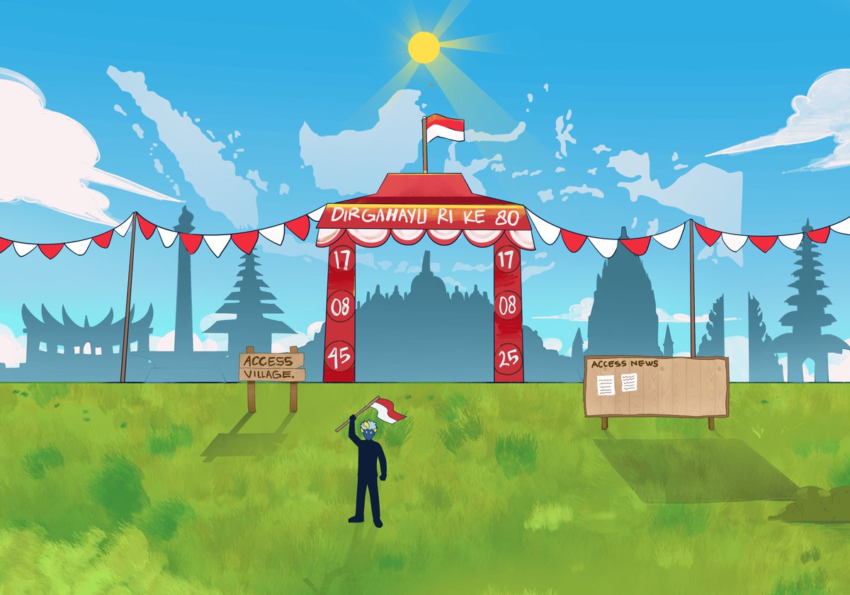Galang Ferm (@galangferm) on Twitter photo 🎉 ACCESS ID PARTY! 🇮🇩
Dalam rangka menyambut HUT RI ke-80, <a href="/AccessProtocol/">Access Protocol</a> Creators mengadakan kolaborasi fun art spesial yang akan diisi oleh karakter dari masing-masing kreator! 🔥
Cara ikutannya:
1. Setiap kreator menggambar atau menempelkan karakter mereka ke dalam 🎉 ACCESS ID PARTY! 🇮🇩
Dalam rangka menyambut HUT RI ke-80, <a href="/AccessProtocol/">Access Protocol</a> Creators mengadakan kolaborasi fun art spesial yang akan diisi oleh karakter dari masing-masing kreator! 🔥
Cara ikutannya:
1. Setiap kreator menggambar atau menempelkan karakter mereka ke dalam