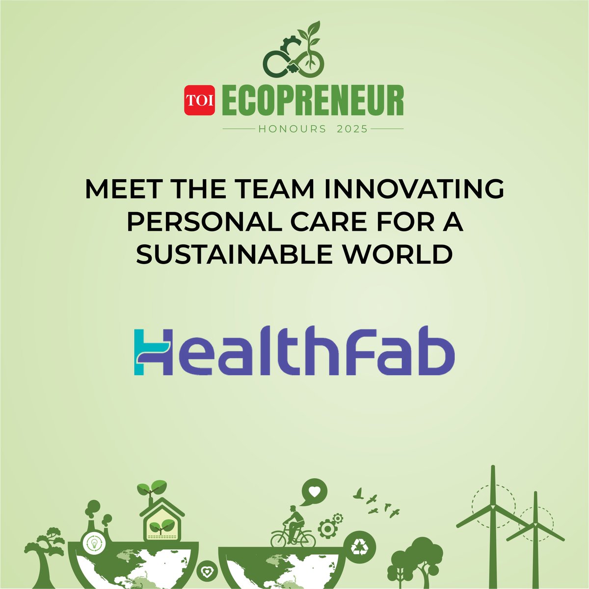 timesofindia's tweet photo. At the intersection of healthcare and sustainability, Health Fab is reimagining personal hygiene products to be safer for both people and the planet.
Know More - https://t.co/KpdwF7ocNx
#TOIEcopreneur2025 #Sustainability #TOIImpact #GreenHealth #EcoHygiene https://t.co/e6KUbFcXic