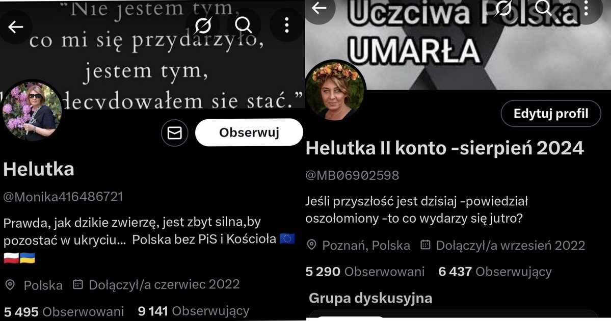Trochę prywaty 🤗
Dokładnie rok temu,pierwszy dzień urlopu.....i brak możliwości zalogowania się na X.😱
Przeżyłam horror, łzy 😭.
Otworzyłam drugie konto 🫶bez entuzjazmu.Jednak z czasem "pokochałam je"i tak jestem z Wami do dziś.Mam dziś X urodziny.
Dziękuję Wam za ten czas ♥️