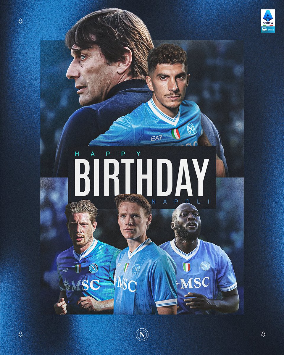 Buon compleanno <a href="/sscnapoli/">Official SSC Napoli</a> 🎂💙