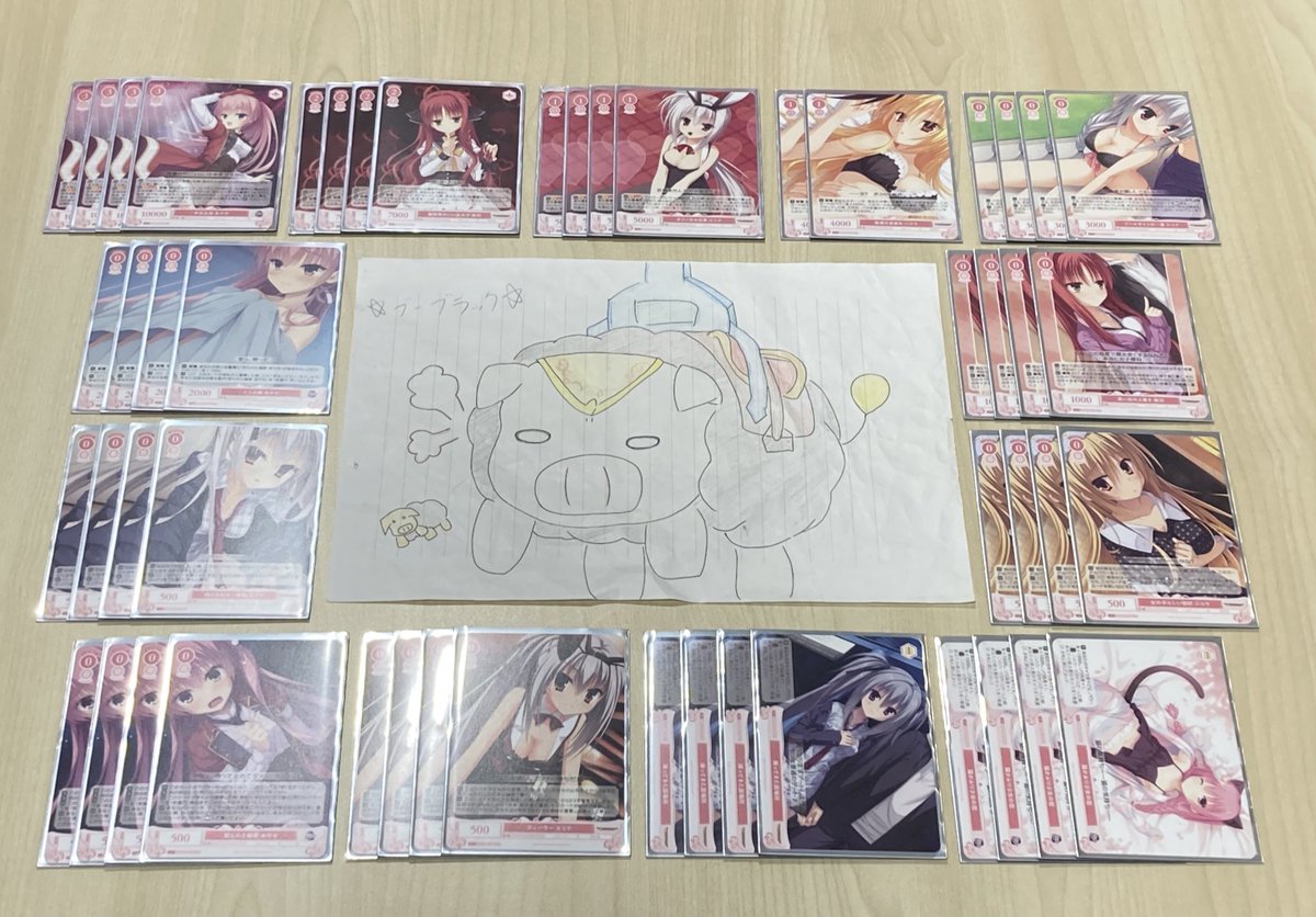 WSR】ヴァイスシュヴァルツロゼ優勝デッキレシピ(TSUTAYA