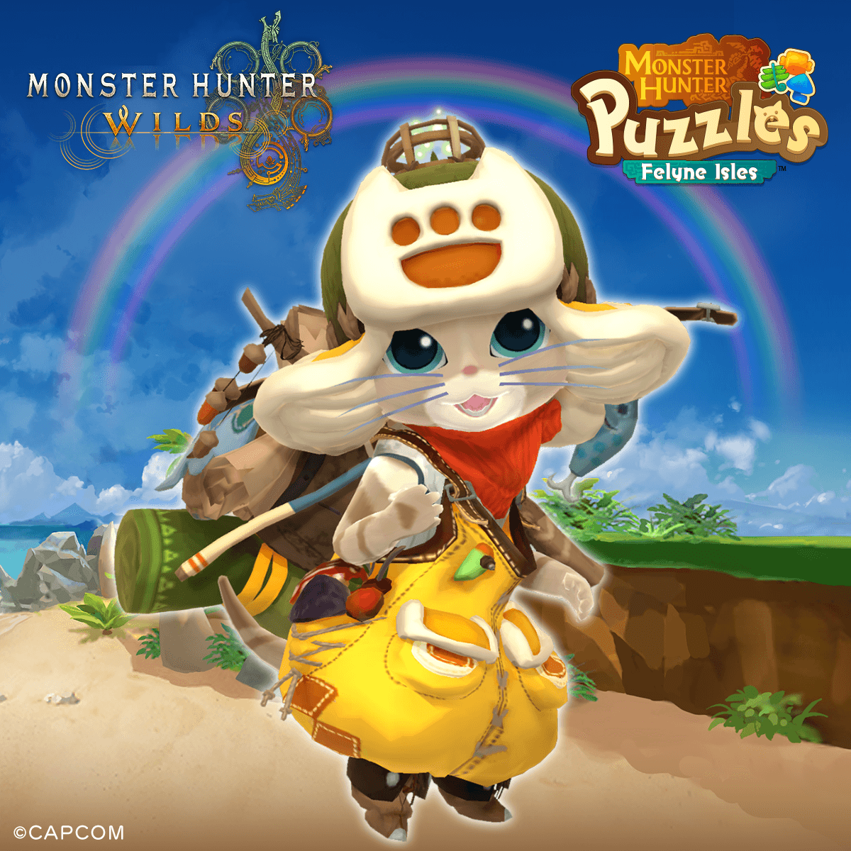 CapcomAsia's tweet photo. 【🎊與Monster Hunter Wilds的合作情報③🎊】
完成#MHPuzzles 的任務來獲得#MonsterHunterWilds 的遊戲道具吧‼
【舉辦期間】
7/31(四) 10:00~9/5(五) 10:00 (HKT)
https://t.co/jaHky6JAaJ
=======
Monster Hunter Wilds Collab Info 3️⃣
Complete quests in #MHPuzzles to earn fun items that can be used in #MHWilds!
Event Start: Thursday, July 31 at 2:00 a.m. (UTC)
Event End: Friday, September 5 at 2:00 a.m. (UTC)
https://t.co/QY3AMHqloD
#MHPuzzles #MonsterHunter