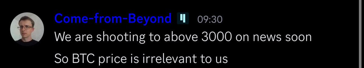 The Dark Knight (@primequbic) on Twitter photo 🔥 <a href="/c___f___b/">Come-from-Beyond</a> just dropped the prophecy.
“We are shooting to above 3000 on news soon. So BTC price is irrelevant to us.”
📉 While the market waits for Bitcoin’s next move…
$QUBIC is breaking free.
Unchained. Unstoppable. Unforgiving.
🚀 3000+ per B is just the beginning.
When 🔥 <a href="/c___f___b/">Come-from-Beyond</a> just dropped the prophecy.
“We are shooting to above 3000 on news soon. So BTC price is irrelevant to us.”
📉 While the market waits for Bitcoin’s next move…
$QUBIC is breaking free.
Unchained. Unstoppable. Unforgiving.
🚀 3000+ per B is just the beginning.
When