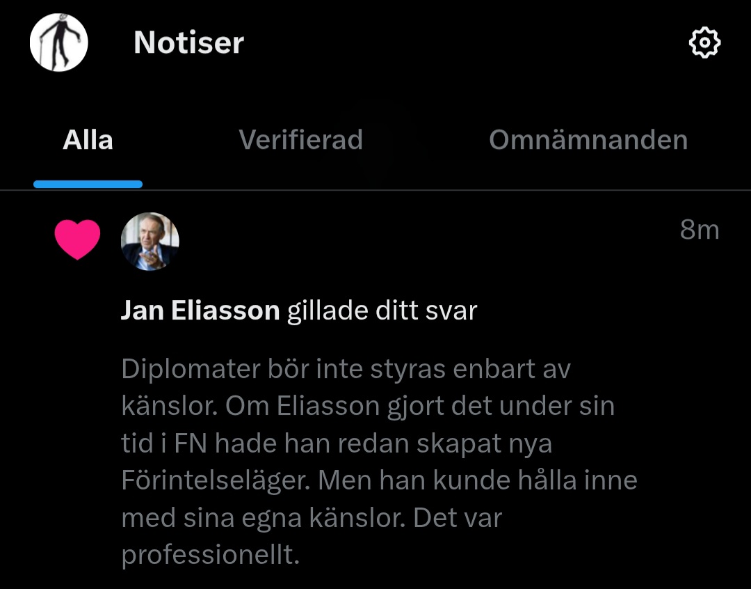 Denna självinsikt måste man ändå älska.