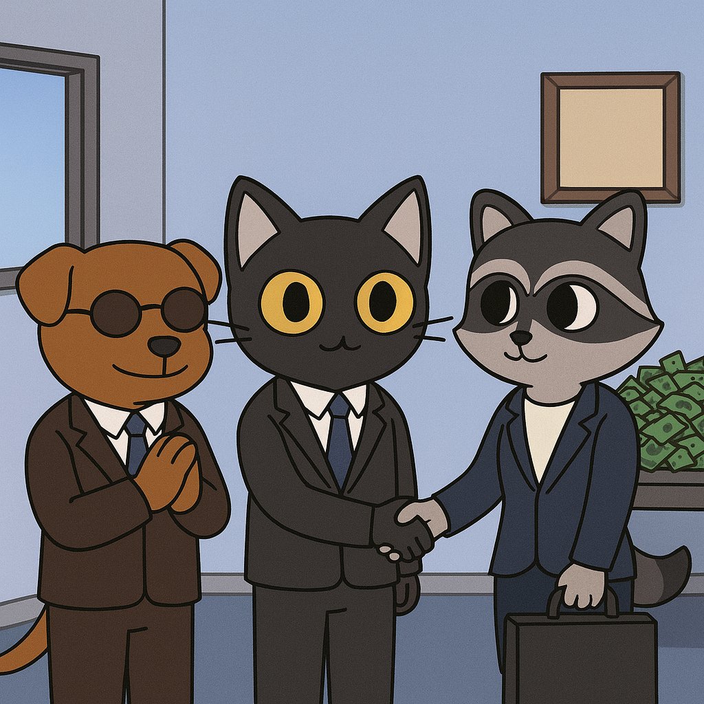 0xS4nD's tweet photo. Another partnership formed with Trinity Inc. It seems that Meowtrix fund is on the rise! https://t.co/peg6cp4di6