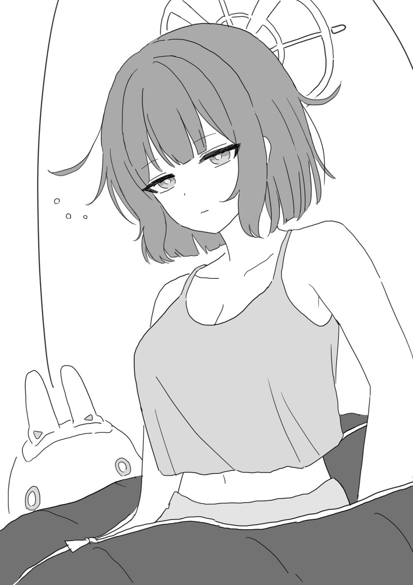 【Skeb】
「寝起きでぽわぽわしている空井サキちゃん」