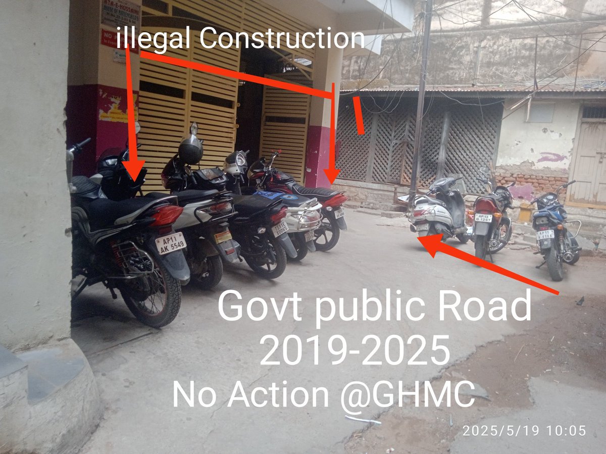 #ReventhReddyCM #MuncipalMinster  <a href="/Comm_HYDRAA/">HYDRAA</a> <a href="/GHMCOnline/">GHMC</a> Who is responsible officers and Department?<a href="/TG_bPASS/">TGbPASS</a> Rules violated &amp; unauthorized construction completed. What is Use of #TG_bPASS Laws?Since 2019 today 1-8-2025 No Demolition till date @MalkpetDC <a href="/acp_6/">ACP ZONE 6</a> <a href="/CommissionrGHMC/">Commissioner GHMC</a>