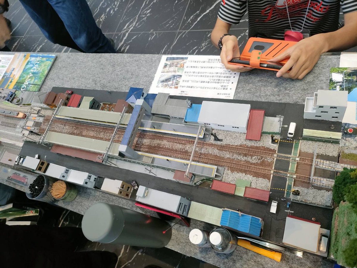 TMCIT_Railroad's tweet photo. 現在鉄道模型コンテストに出展中です
Gブロックの14番に展示しています
（完成しました） https://t.co/KESd15dTq3