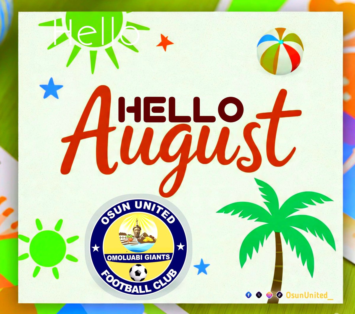 Hello August 🔔🗓️8️⃣🎊
#Gladiators✅