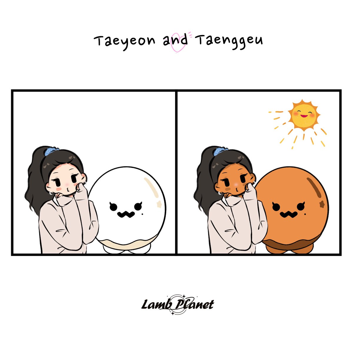 LambPlanet's tweet photo. TAEYEON &amp; TAENGGEU
#태연 #TAEYEON https://t.co/4LSgp654sm