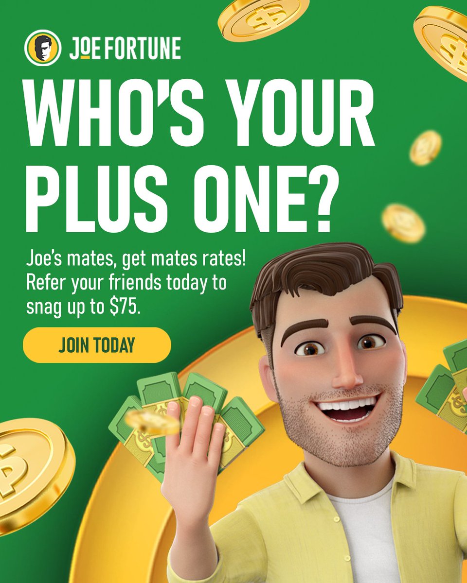 Nothing in this world is better than mates...but this comes pretty close! 👀

Or maybe a Bunnings snag....your choice! 😂

Send em this way 👉 bit.ly/JoeFortuneLinks