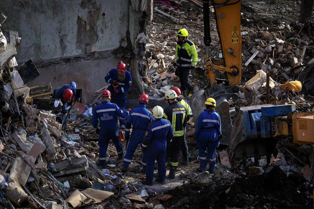 As more bodies are pulled from the rubble of Kyiv apartment blocks bombed by Russia, the death toll has now climbed to 31, including 5 children, with nearly 200 wounded. Yesterday was one of the darkest days in Kyiv since World War II.