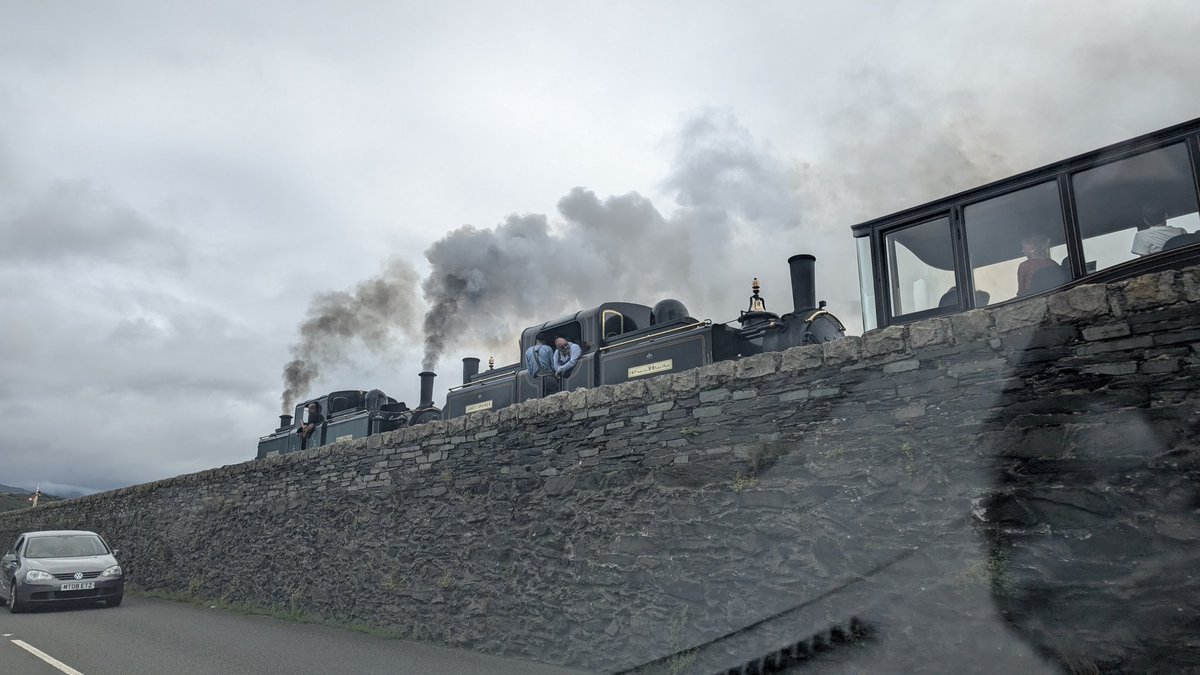 Went to Wales. Saw some trains.

Had an amazing time! 🚂