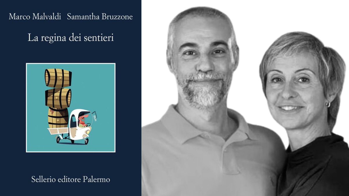 A #UnaMontagnadiLibri Marco Malvaldi e Samantha Bruzzone presentano “La regina dei sentieri” (<a href="/sellerioeditore/">Sellerio editore</a>). Venerdì 1 agosto, Ore 18, Grand Hotel Savoia di Cortina. Live YouTube @ UnaMontagnadiLibri