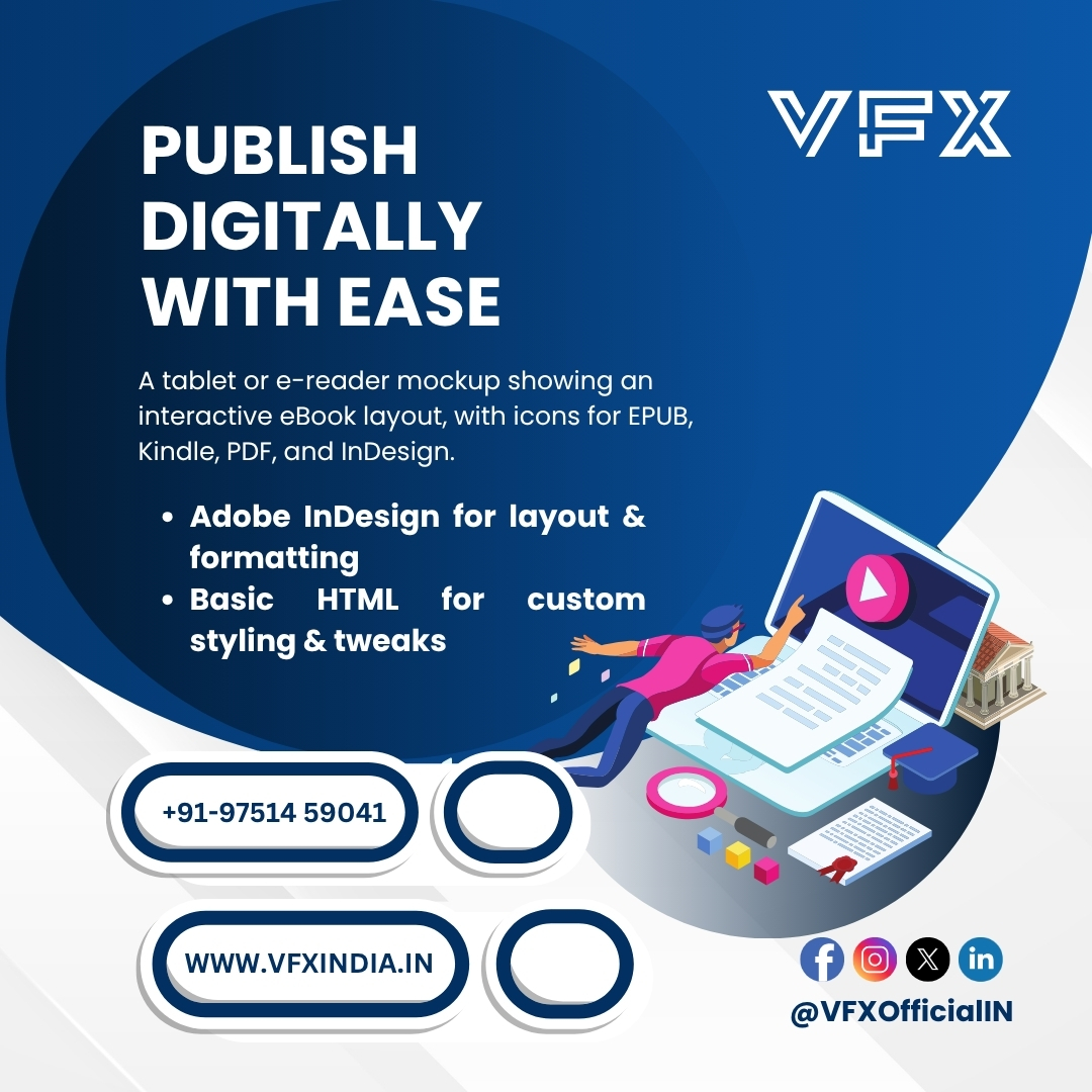VFXOfficialIN's tweet image. Master print layout with InDesign! 📰🎨
Grids, styles, master pages & pre-flight = pro-level print design.
Join VFX’s Print Design Course in Chennai.
@VFXOfficialIN
#VFXIndia #InDesignTips #PrintDesign