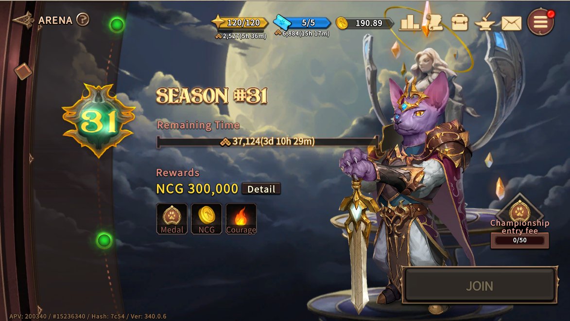 NineChronicles's tweet photo. ⚔️ Odin Arena S31 &amp; Heimdall Championship #5 drop in 3 DAYS!

Polish your gear, prep your builds, and BRACE FOR BLOOD

Glory, riches, and leaderboard clout await

Let the carnage begin! 🔥🛡️ https://t.co/y1ljm3Zk89