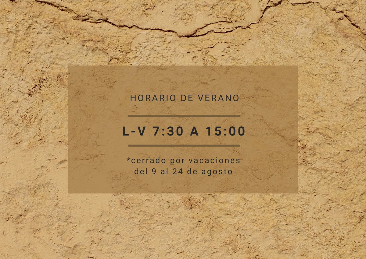 GCcolors's tweet photo. ☀️🗓️ HORARIO Y CIERRE POR VACACIONES

Queremos informar que durante agosto nuestro horario seguirá siendo de 7:30 a 15:00 horas.

Además, nuestras instalaciones permanecerán cerradas del 9 al 24 de agosto.

Agradecemos de antemano que prevean sus pedidos para estas fechas. https://t.co/zJETd8SN9H