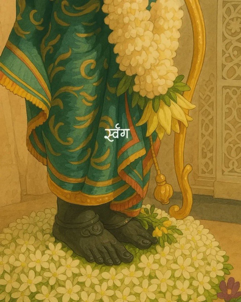 Touch Shri Ram feet with this 🙌 emoji