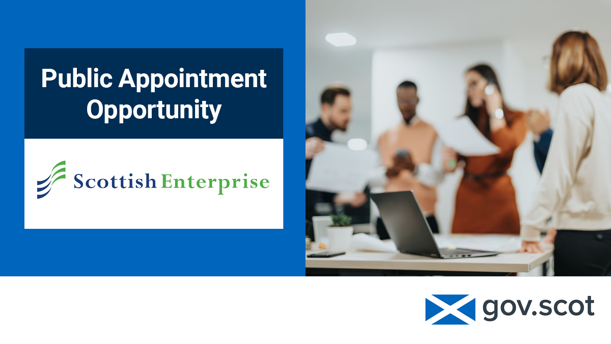 Public Appointments (@scotpublicappts) on Twitter photo Help shape Scotlandās economic future.
Scottish Enterprise is looking for experienced leaders in investment, trade, or development to join its board.
Apply now: ow.ly/v1gZ50Wy5jP
#PublicAppointments <a href="/scotent/">Scottish Enterprise</a> Help shape Scotlandās economic future.
Scottish Enterprise is looking for experienced leaders in investment, trade, or development to join its board.
Apply now: ow.ly/v1gZ50Wy5jP
#PublicAppointments <a href="/scotent/">Scottish Enterprise</a>