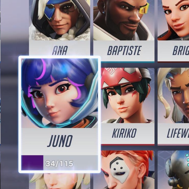 qwibbipndrs's tweet image. Reminder:

Juno (released 8/20/24) has more cosmetics than Illari (released 8/10/23) 

Kiriko (released 10/2/22) has more cosmetics than Zarya (released 5/24/2016)