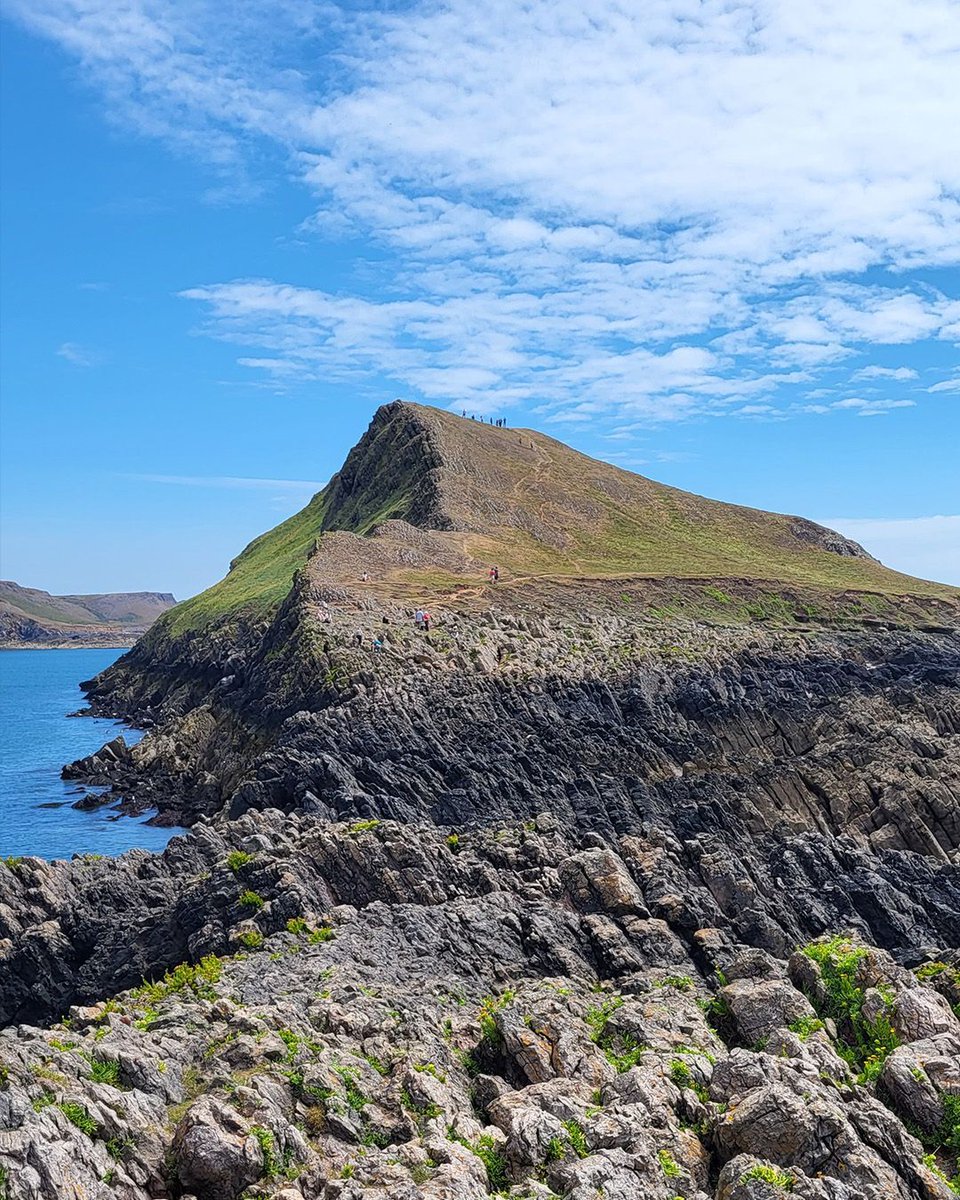WalesCoastUK's tweet photo. Don't miss the hike to the end of Worm's Head, Rhossili, if you're game for an adventure! 🏴󠁧󠁢󠁷󠁬󠁳󠁿✨

#WalesCoastPath #LlwybrArfordirCymru #VisitWales #CroesoCymru #Wales #Cymru #DiscoverWales #MyWales #CoastalWalk #Gower #WormsHead #RhossiliBeach #Rhossili https://t.co/DOCavPiKxT