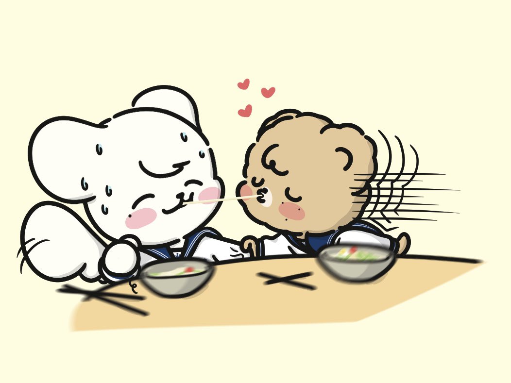 뽀뽀곰과 콩국수데이트😘
