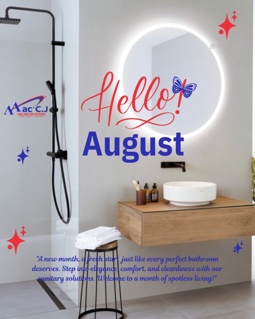 mac_cjbathrooms's tweet photo. New month. Fresh goals. Cleaner spaces.
Let’s make every bathroom shine this month. 🌟
#maccjbathrooms #maccjenglandbathrooms #MayAugust #HappyNewMonth #sanitaryware #luxurysanitaryware #luxurybathrooms #bathroomdesigns #interiordesign https://t.co/wRNMdzFIEP