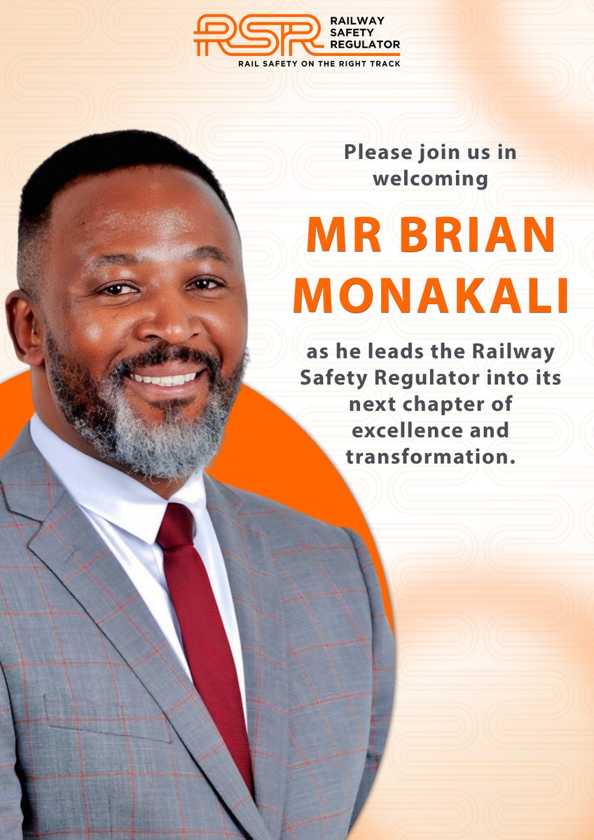 It is with excitement that we announce the appointment of Mr Brian Monakali as the new Chief Executive Officer of the RSR. Mr Monakali steps into this role at a pivotal time, as the RSR looks ahead to a future focused on strategic growth and enhanced regulatory impact.