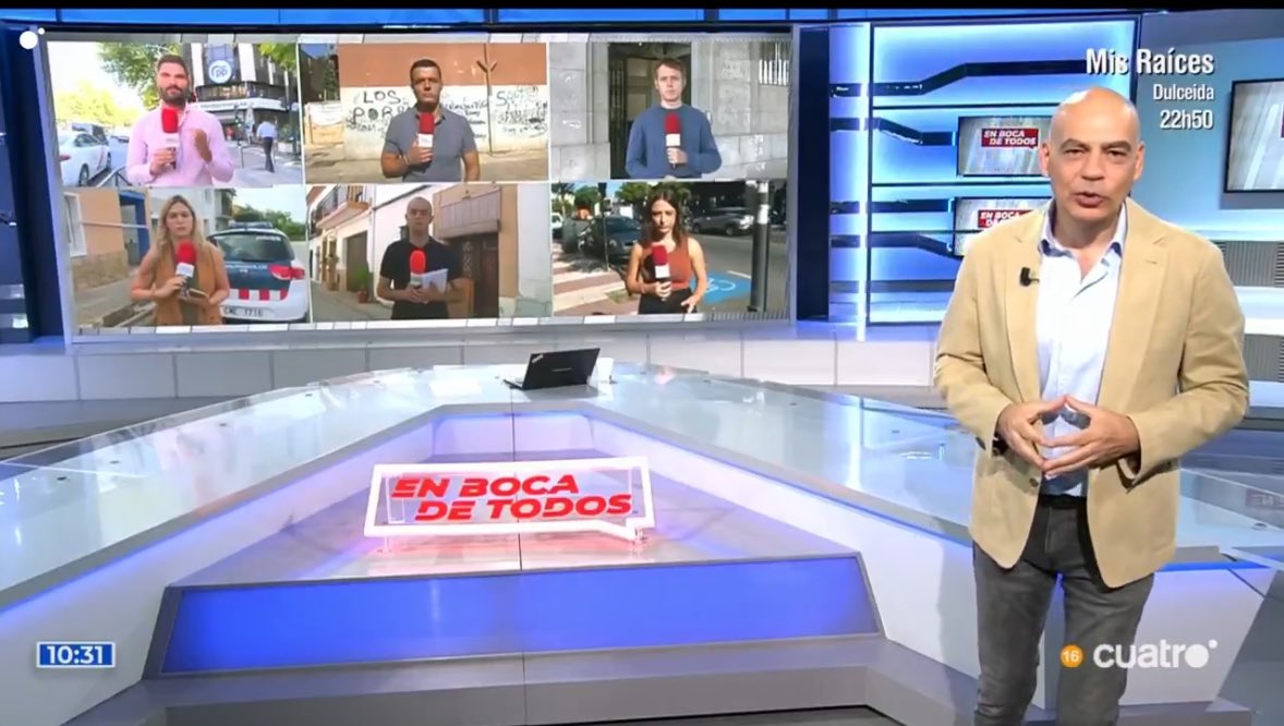 Mediaset España (@mediasetcom) on Twitter photo 🗣️ ESPECTACULAR mes de julio de RÉCORDS que se ha marcado 'En boca de todos', con <a href="/Nacho_Abad/">Nacho Abad 🇺🇦</a>. Ayer, marca un nuevo MÁXIMO HISTÓRICO con un ENORME 8,9% de cuota de pantalla y 261.000 espectadores de media
🗣️ SUPERA a su competidor en +1,9 puntos 🗣️ ESPECTACULAR mes de julio de RÉCORDS que se ha marcado 'En boca de todos', con <a href="/Nacho_Abad/">Nacho Abad 🇺🇦</a>. Ayer, marca un nuevo MÁXIMO HISTÓRICO con un ENORME 8,9% de cuota de pantalla y 261.000 espectadores de media
🗣️ SUPERA a su competidor en +1,9 puntos