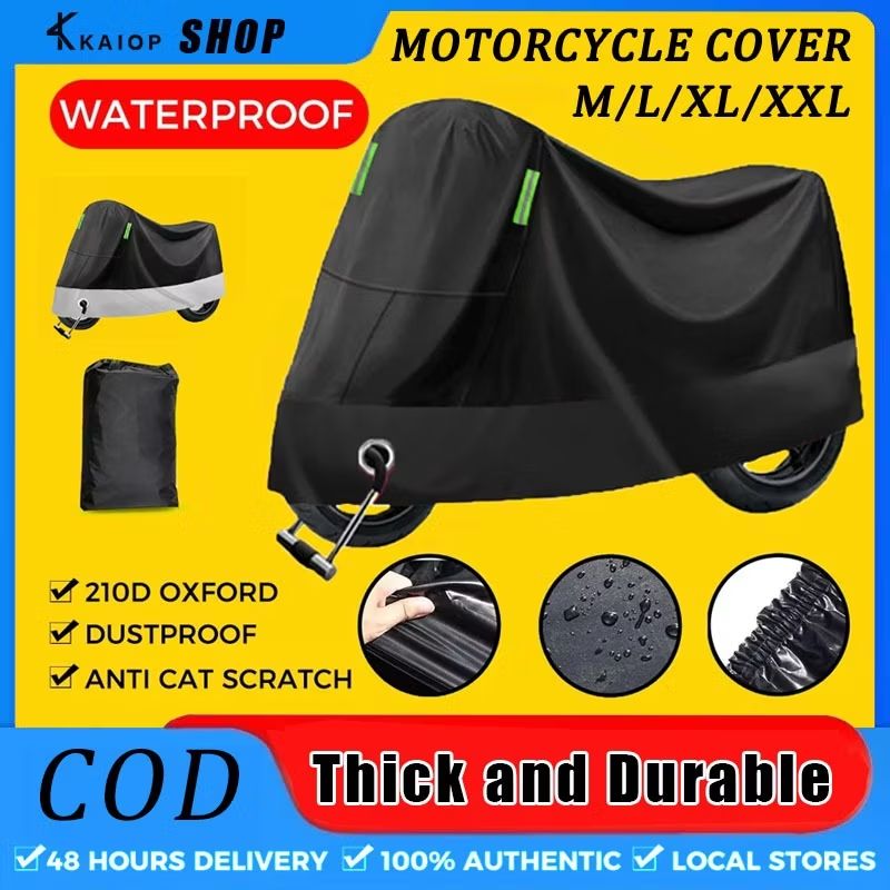 loverandomfinds's tweet photo. https://t.co/LyGewE3NiF
Check out 【Thickened Motorcycle Cover】Waterproof Dust UV protection Motor Cover Durable Universal All Season for ₱238 - ₱329. Get it on Shopee now! https://t.co/LyGewE3NiF https://t.co/5iAVrS3wkx