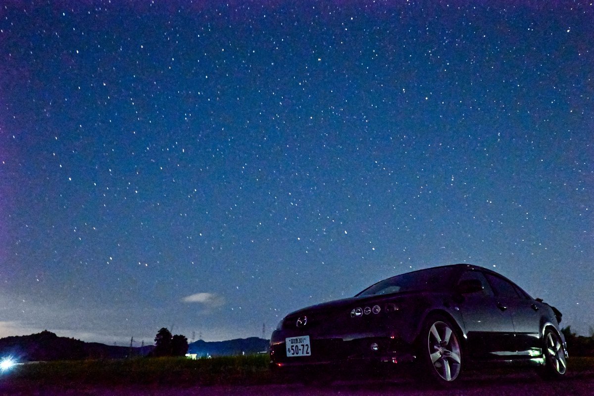 アテンザで日光に星を見に行きました。