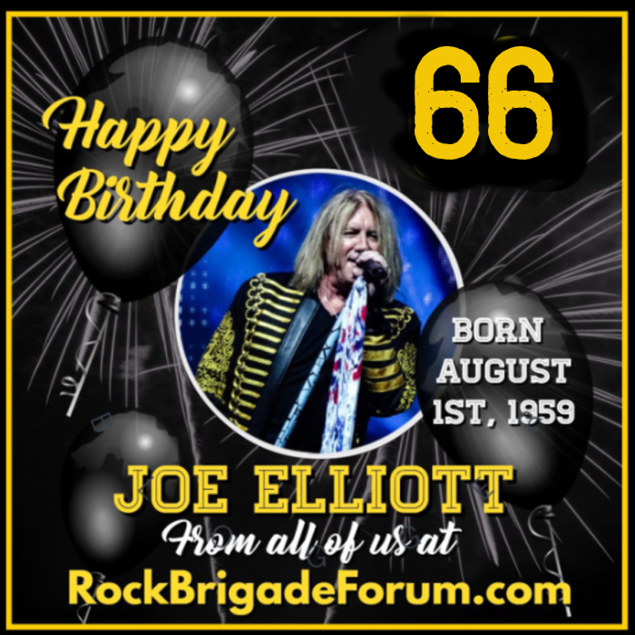 Happy Birthday Joe from all of us.
