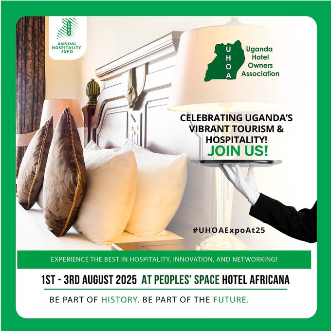 Today is the UHOA Expo! Uganda's hospitality sector comes together to connect, innovate &amp; grow. Welcome to all hotel owners, partners &amp; guests. #UHOAExpo2025 #HospitalityUganda #UHOA