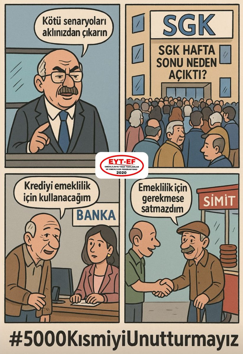Serpil Sarıoglu (@ogluserpil86604) on Twitter photo DERHÂL borçlandık
İnandık
#5000KısmiyiUnutturmayız
Söz verip tutmayanları,
Adaleti unutanları,
Borçlandırıp ortada bırakanları
Güven kıranları,
Sefalete düşürenleri,
Unutturmayız!
Sandıkta hatırlatırız!
5000 Prim
Kısmi Emeklilik #EYT
#EmekliUnutmaz
<a href="/resulkurt34/">Doç. Dr. Resul Kurt</a>
<a href="/isikhanvedat/">Prof. Dr. Vedat Işıkhan</a> DERHÂL borçlandık
İnandık
#5000KısmiyiUnutturmayız
Söz verip tutmayanları,
Adaleti unutanları,
Borçlandırıp ortada bırakanları
Güven kıranları,
Sefalete düşürenleri,
Unutturmayız!
Sandıkta hatırlatırız!
5000 Prim
Kısmi Emeklilik #EYT
#EmekliUnutmaz
<a href="/resulkurt34/">Doç. Dr. Resul Kurt</a>
<a href="/isikhanvedat/">Prof. Dr. Vedat Işıkhan</a>