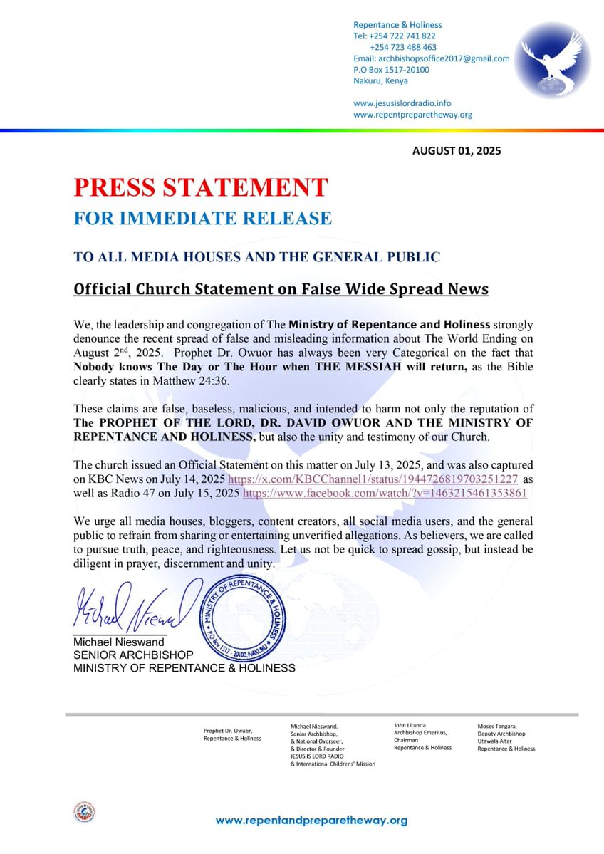 Matthew 24:36 The Day and Hour Unknown “But about that day or hour no one knows, not even the angels in heaven, nor the Son, but only the Father. #TheDayIsNotKnown