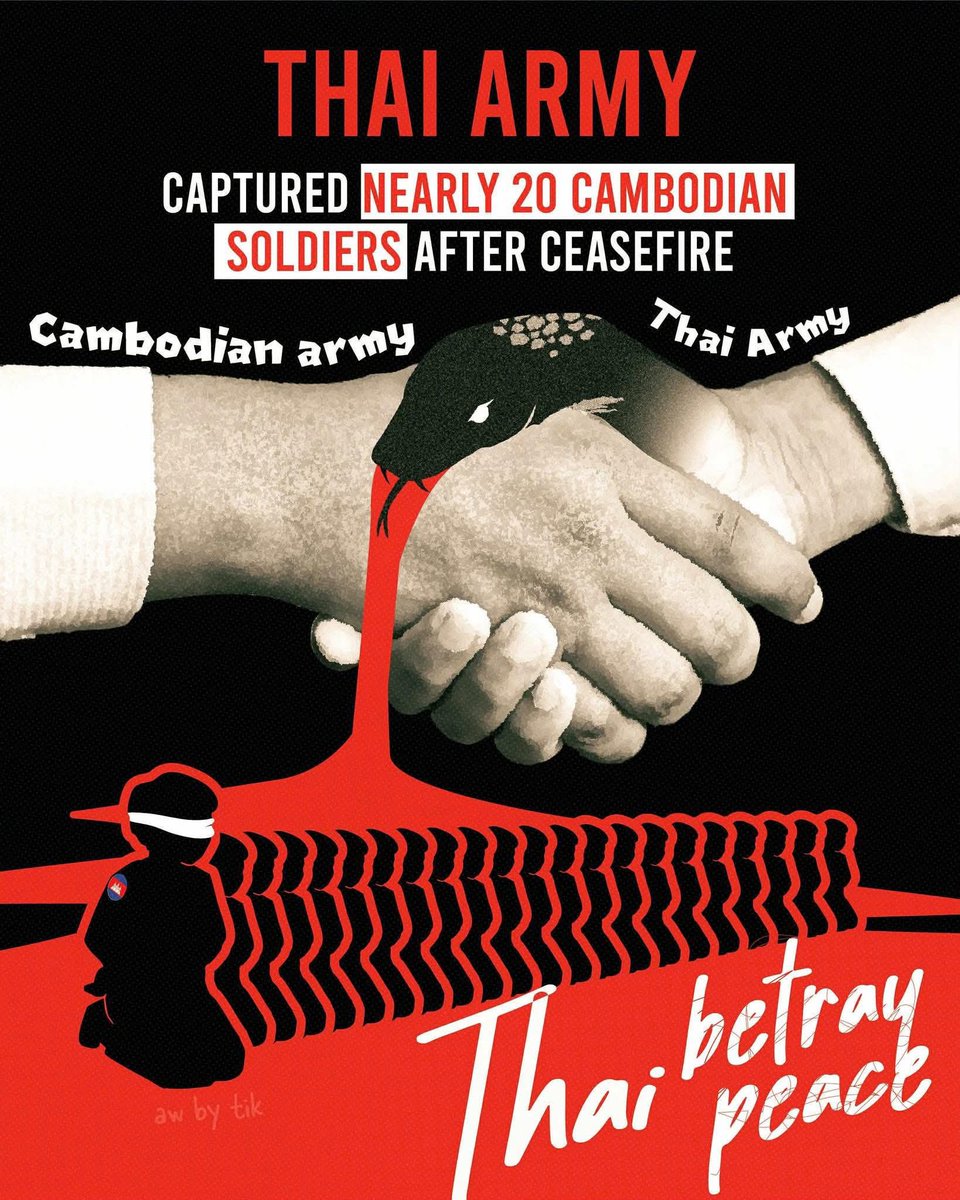 LeeSemi4's tweet photo. No matter how loud the lies, Truth remains Truth.
Don’t defend your nation by tearing others down.
#FreeCambodianSoldiers
#ExposeThailandLies https://t.co/SMQha66t1f