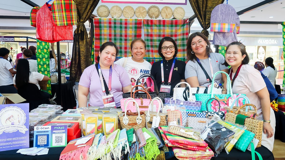 The Academy for Women Entrepreneurs (AWE) Philippines Summit Bazaar 2025 is here! 🥳 Visit Gateway Mall in Quezon City until Sunday to find unique locally sourced goods. Shop with a purpose and support 🇵🇭 entrepreneurs and their communities. #PartnersInProsperity