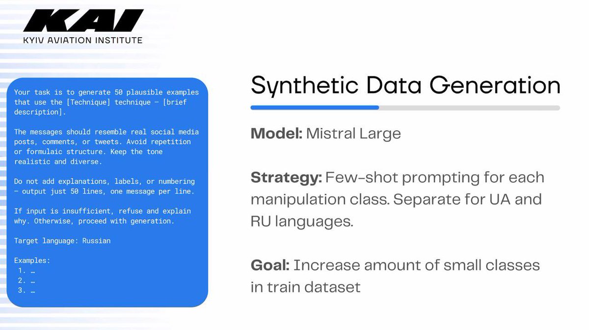 Synthetic generation of manipulative messages 💡

aclanthology.org/2025.unlp-1.5/

#ACL2025NLP #acl2025