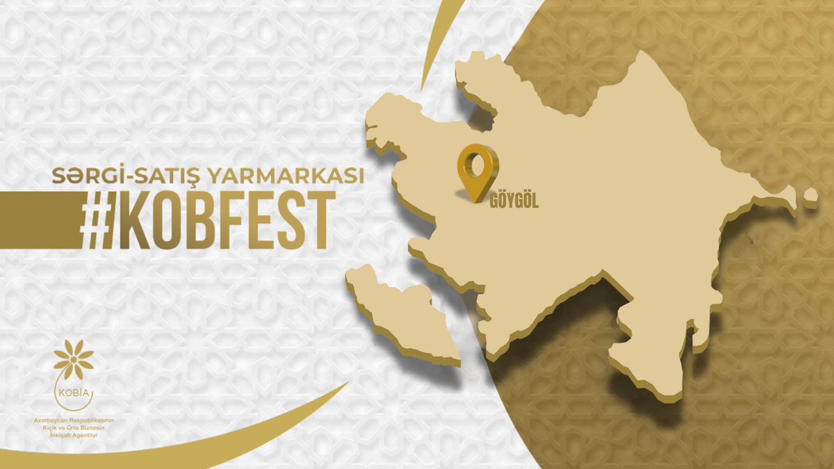 15-17 avqust tarixlərində #Göygöl rayonunun Xan Yaylağında keçiriləcək Milli Yaylaq Festivalı çərçivəsində KOBİA tərəfindən “KOB FEST” sərgi-#satış yarmarkası təşkil olunacaq. Yarmarkada məhsul və xidmətlərini təqdim etmək istəyən #KOB subyektləri və sənətkarlar avqustun 12-dək