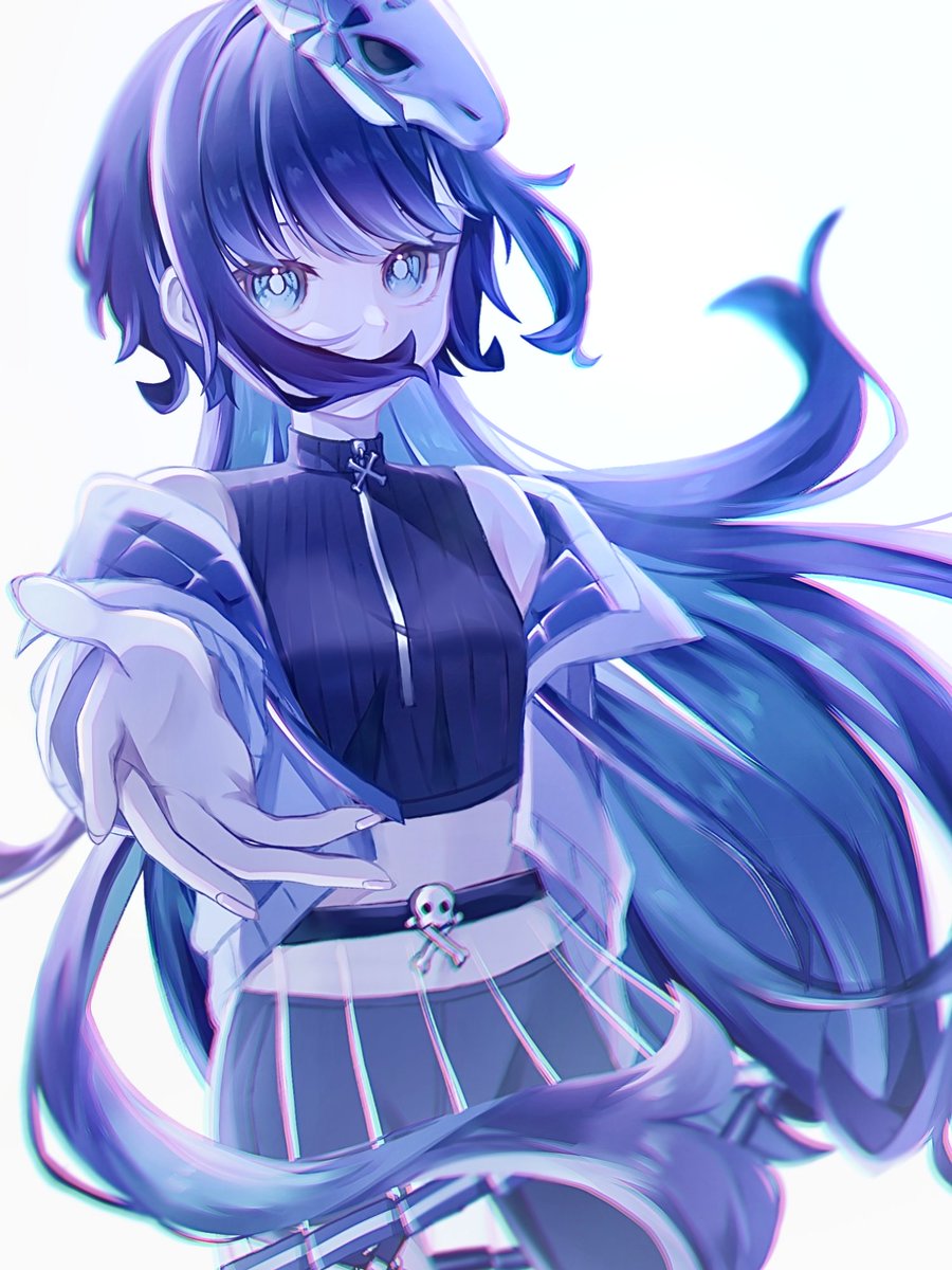 再掲💀💙
#めめもりアート