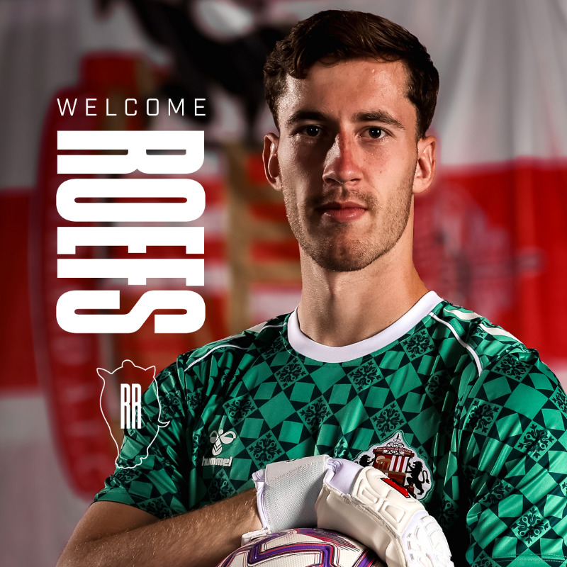 SunderlandAFC's tweet photo. Welkom bij Sunderland AFC, Robin Roefs! 🇳🇱🧤