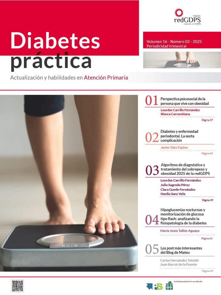 Verano: 😎y #Diabetespráctica
Podéis encontrar el nuevo número de la revista #DPredgdps en: share.google/t1SaGefcrYwdKb…
🔴Perspectiva psicosocial y #obesidad
🔴La sexta complicación de la #DiabetesCare 
🔴Algoritmo de Obesidad 2025
🔴#Hipoglucemias nocturnas
🔴redgedaps.blogspot.com/2025/07/tirzep…