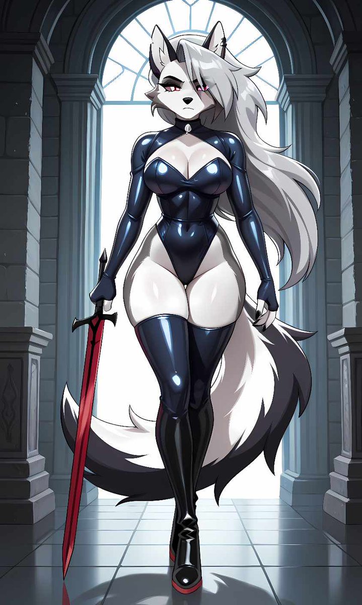 XRayvond1's tweet photo. #Loona #loonahelluvaboss #LOONA #loonafanart #armor #weapon #Sword #suit #Loonathehellhound #loonahellhound #Background https://t.co/I98cPPnzGS