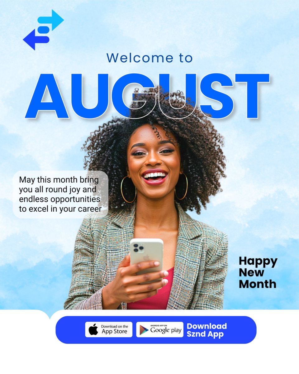 SzndApp's tweet image. Happy New Month!
No borders. No delays. Just smooth payments, wherever you are.
Let’s move money smarter this month.

#sznd #crossborderpayments #smarttransactions