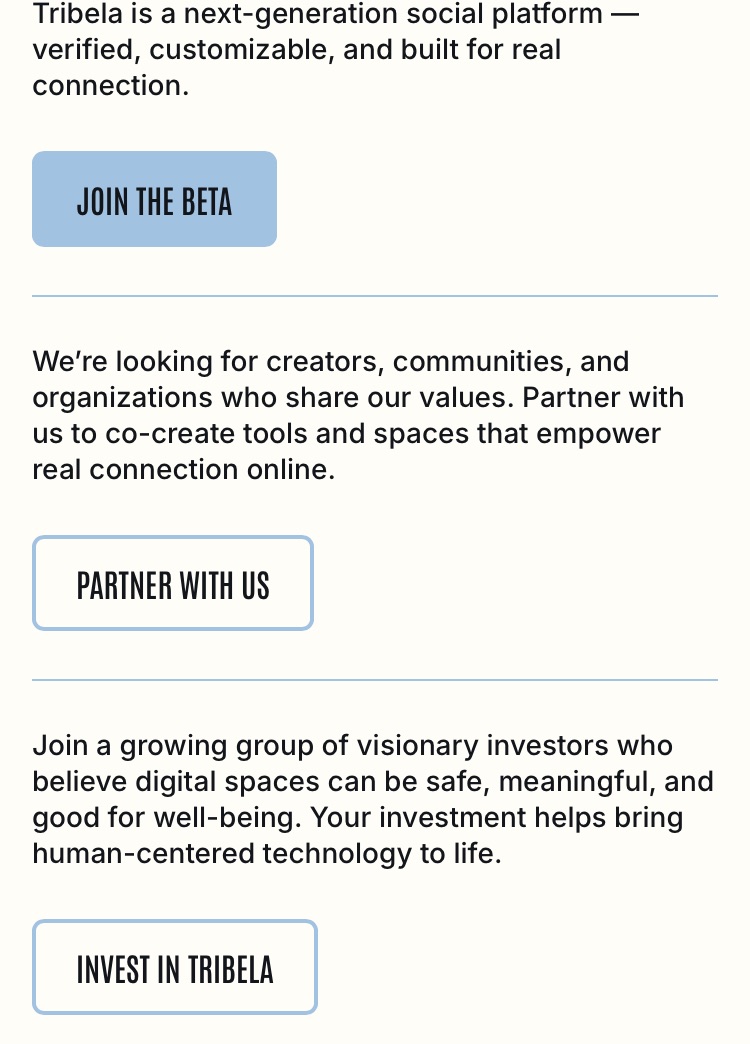 I've called on women for years to build the female-lens social media of the future - because those of us most at risk, build safe spaces that create a safer, better, happier more lucrative tech future for everyone. Today <a href="/NatalieLizBoll/">Natalie Elizabeth Boll</a> launches Tribela: tribela.com