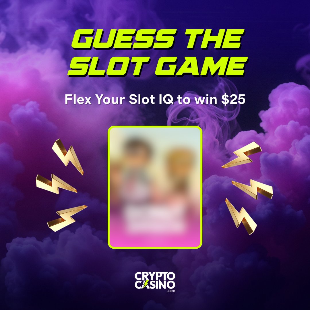 CryptoCasino's tweet photo. 💸Guess the slot to win $25 USDT in your https://t.co/rcoqWzq5b2 account  

Ok slot degens, here's what you need to do:  

1⃣Comment with the slot name & your CC username 
2⃣Like, RT & tag 3 slot spinners  

1 entry per person 1 winner announced in 24 hours  

#slots #Freebets #giveawayㅤㅤㅤ