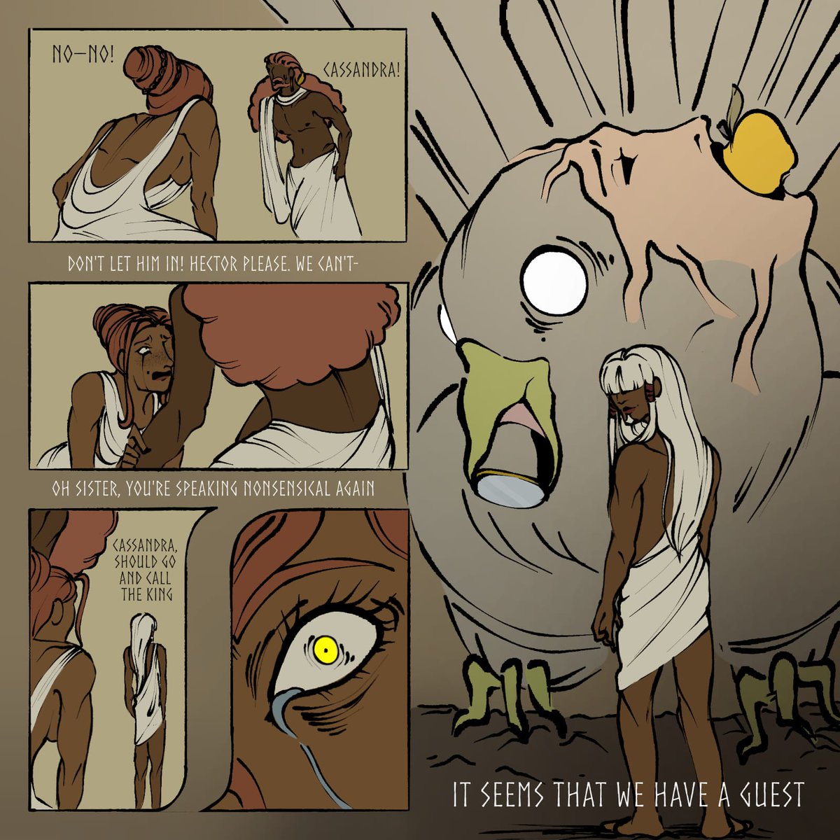 Nomzagain's tweet photo. Okay dumping these here, might as well do an intro

hello! My name is Sal and i use this account specifically for Greek Mythology art dump since my main gets a bit messy. I do short comics and designs for fun :]

#GreekMythology #GreekMythologytwt https://t.co/sdnD6vMbMA
